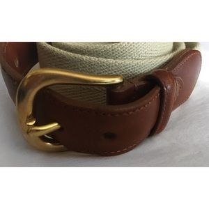 Coach Accessories - COACH LEATHER CLOTH BELT SZ 34 Coach Accessories - COACH LEATHER CLOTH BELT SZ 34